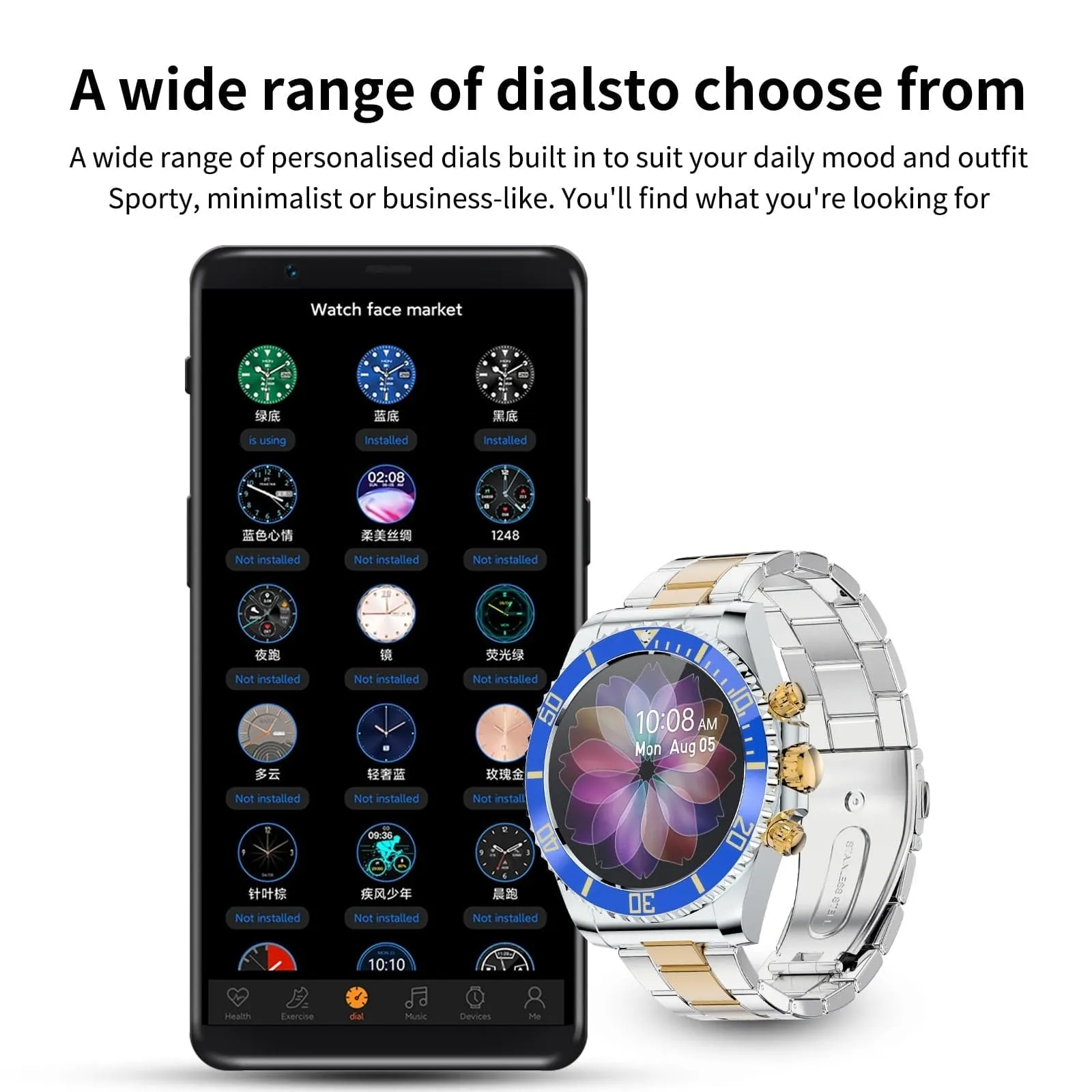 Focalex Multifunctional Bluetooth Smartwatch