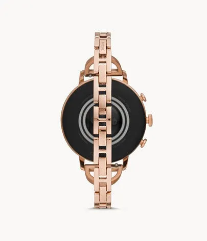 Fossil Ftw6030set Gen 4 Smartwatch Venture Rose Gold-tone Stainless Steel Interchangeable Set