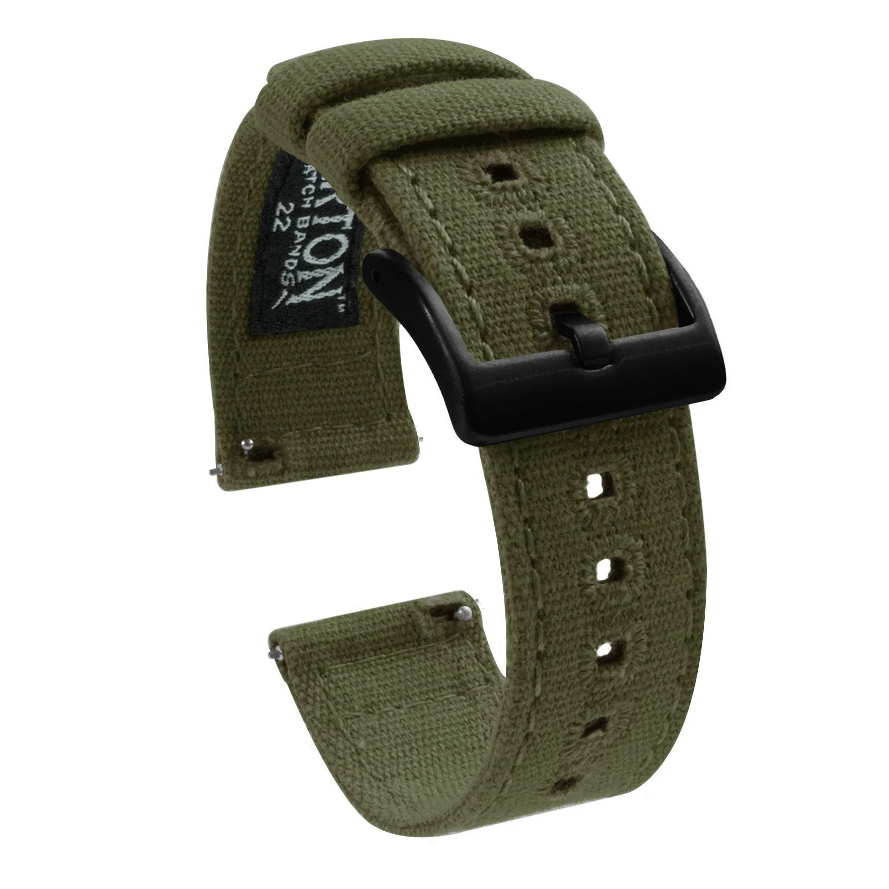 Fossil Gen 5 Army Green Canvas Watch Band