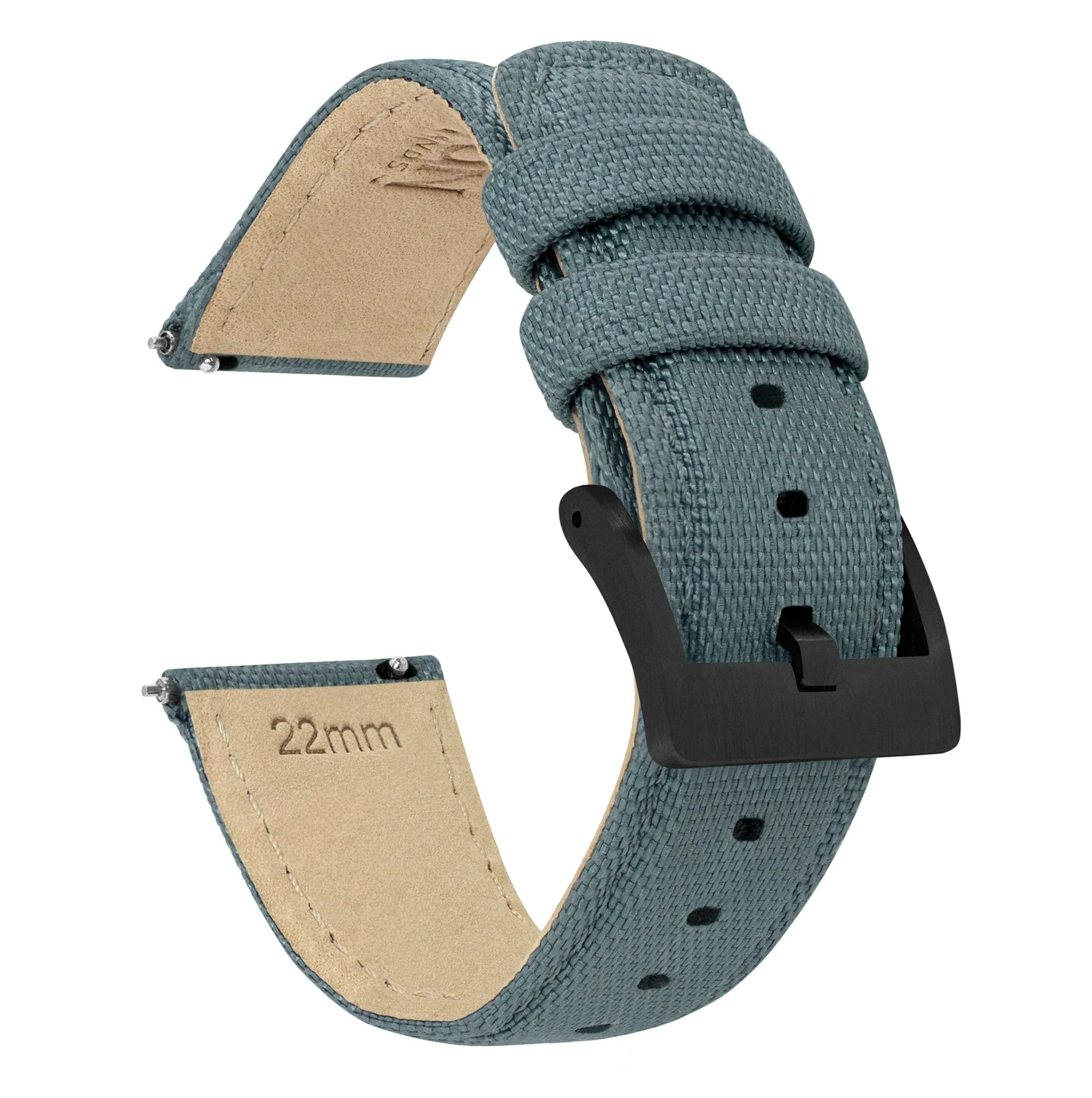 Fossil Gen 5 Sailcloth Quick Release Slate Grey Watch Band