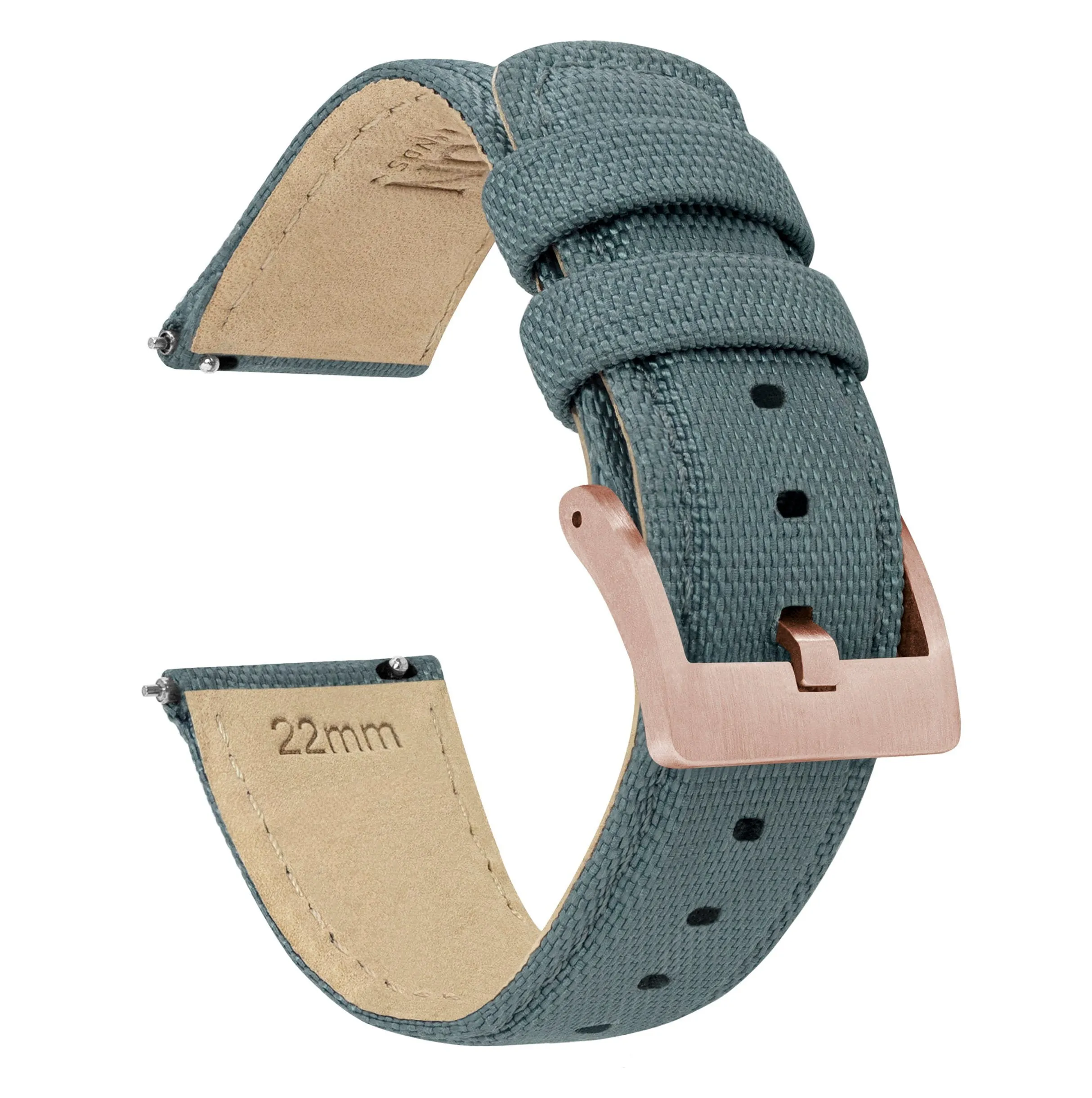 Fossil Gen 5 Sailcloth Quick Release Slate Grey Watch Band