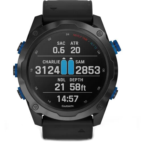 Garmin Descent Mk2i GPS Diving Smartwatch (Titanium Carbon Gray DLC)