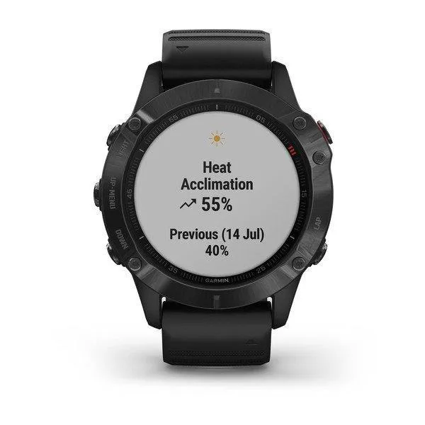 Garmin Fenix 6 Pro Editions Black with Black Band 47mm