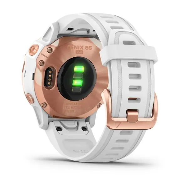 Garmin Fenix 6S Pro Rose Gold with White Band 42mm