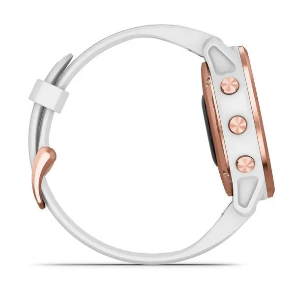 Garmin Fenix 6S Pro Rose Gold with White Band 42mm