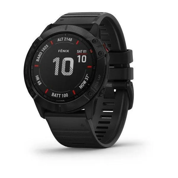 Garmin Fenix 6X Pro Black with Black Band 51mm