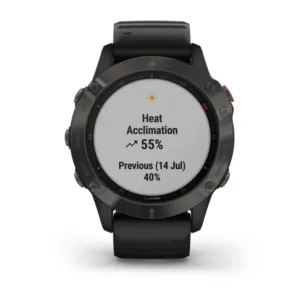 GARMIN FENIX 6X SAPPHIRE Grey With Black Band