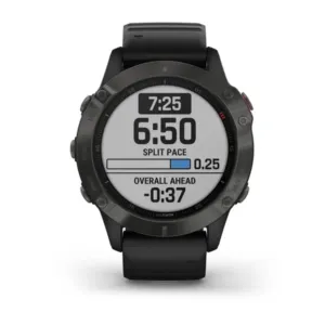 GARMIN FENIX 6X SAPPHIRE Grey With Black Band
