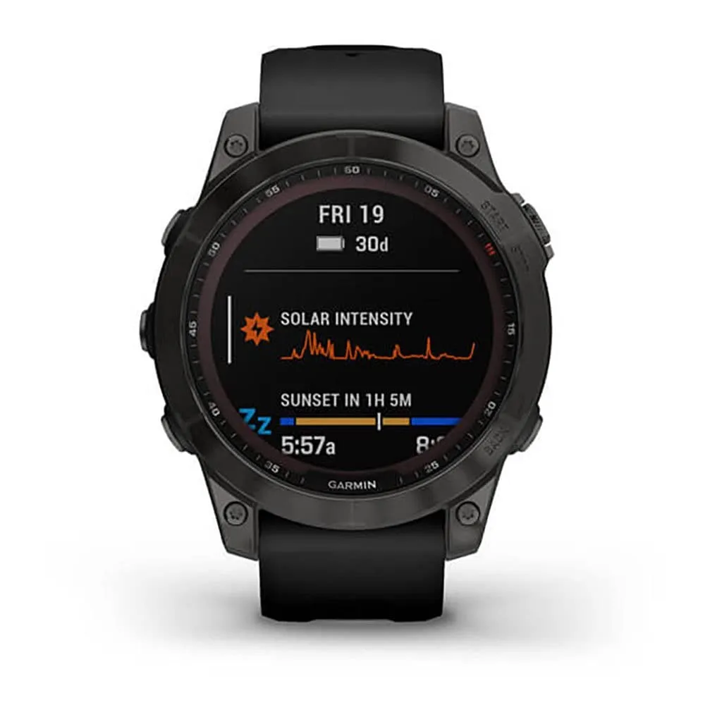 Garmin Fenix 7 Sapphire Solar 47 mm, Slate Grey/Black (010-02540-21)