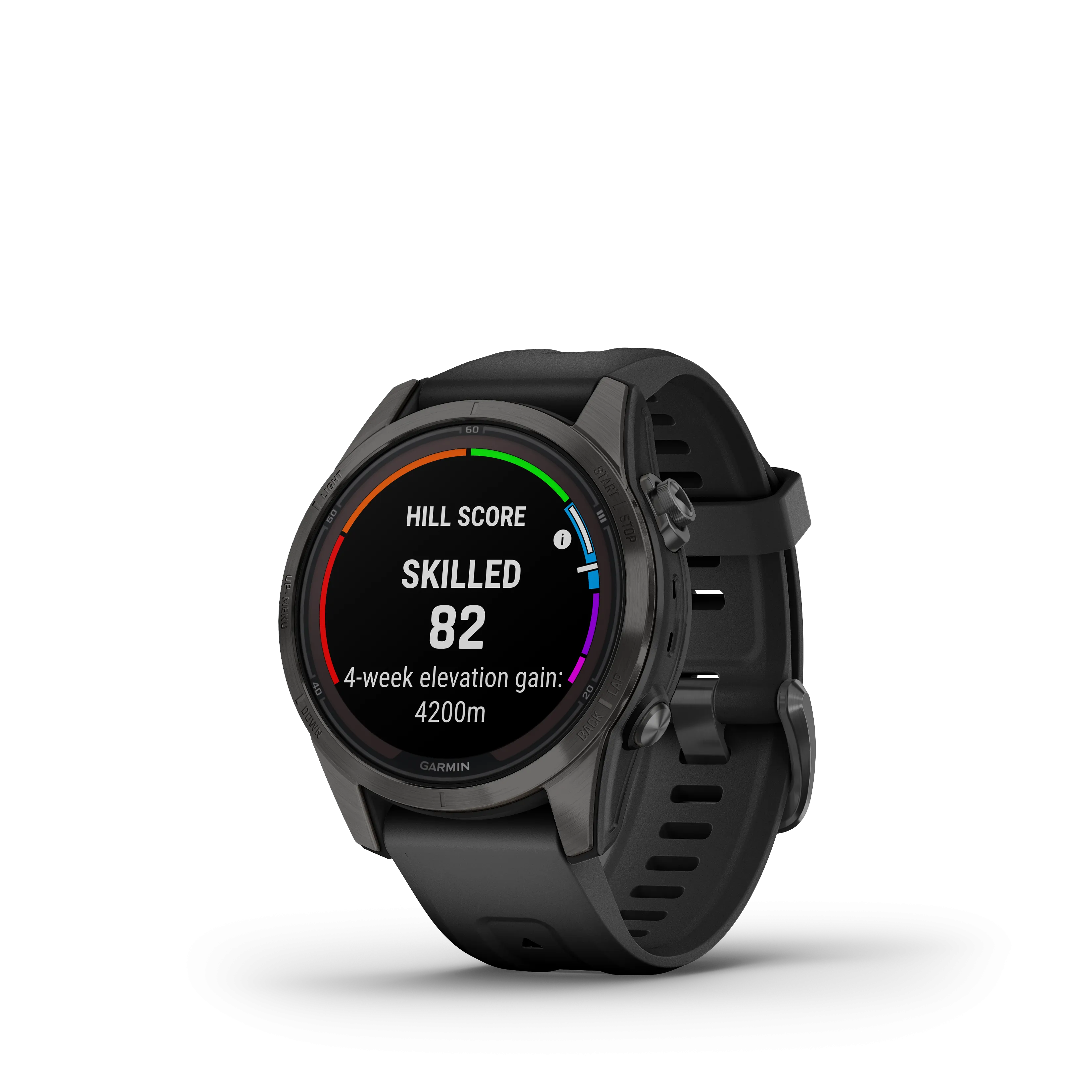 Garmin Fenix 7S Pro Sapphire Solar Carbon Grey Titanium Watch