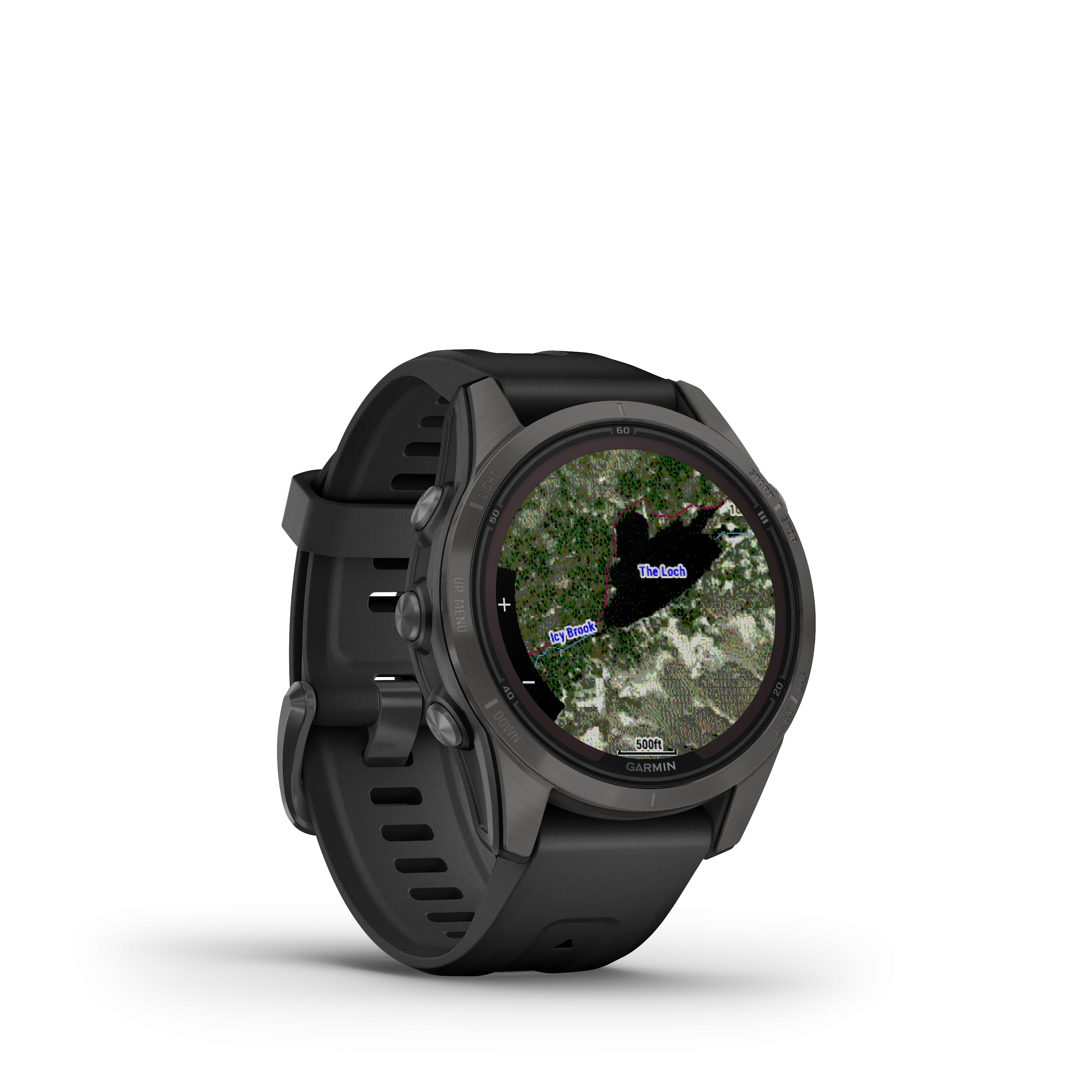 Garmin Fenix 7S Pro Sapphire Solar Carbon Grey Titanium Watch