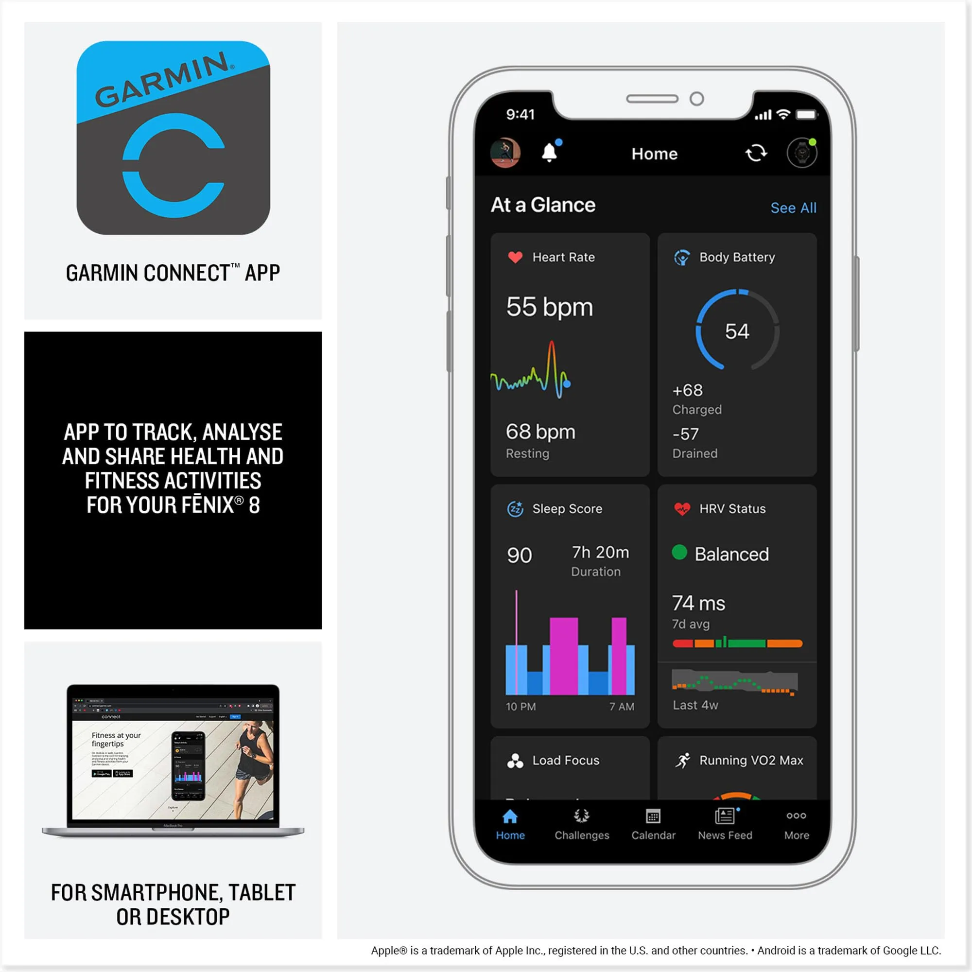 Garmin fēnix 8,47mm Premium Multisport GPS Smartwatch,AMOLED Touch Screen,Advanced Health and Training Features,Built in LED flashlight,Adventure Watch with up to 16 days battery life,Slate Gray