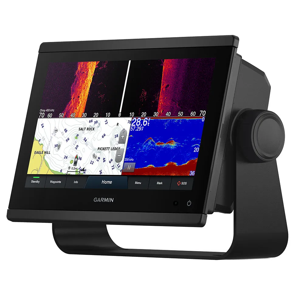 Garmin GPSMAP 943xsv Combo GPS/Fishfinder - Preloaded US Canada Bahamas BlueChart g3 - LakeV&uuml; g3