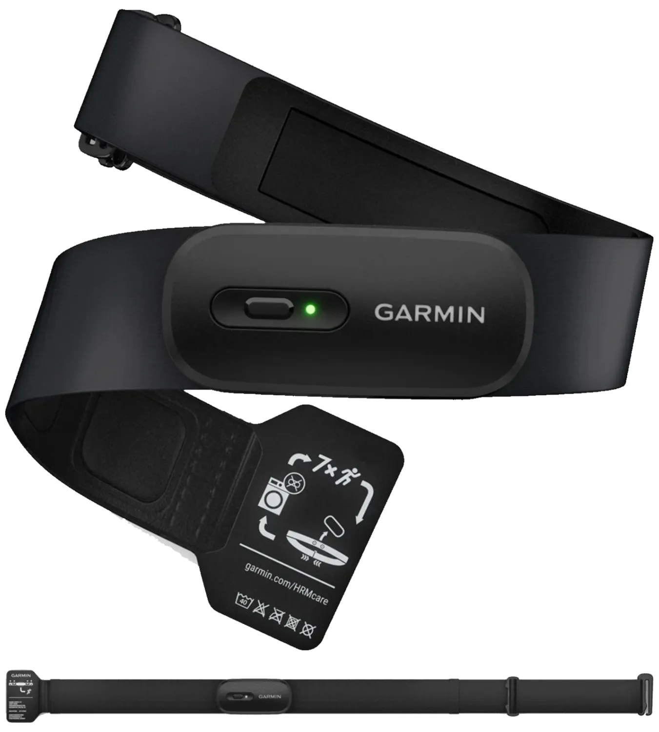Garmin HRM 200 Heart Rate Monitor, Accurate Heart Rate and HRV Data, Comfortable Machine Washable Strap (XS-X, M-XL), Wearable4U