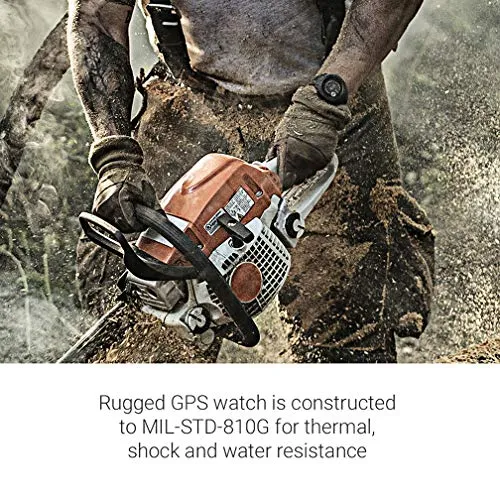 Garmin Instinct, Rugged Outdoor Smart Watch with GPS, Wireless Bluetooth - Black