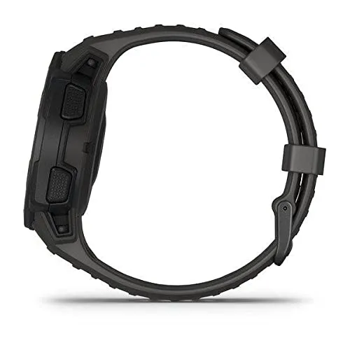 Garmin Instinct, Rugged Outdoor Smart Watch with GPS, Wireless Bluetooth - Black