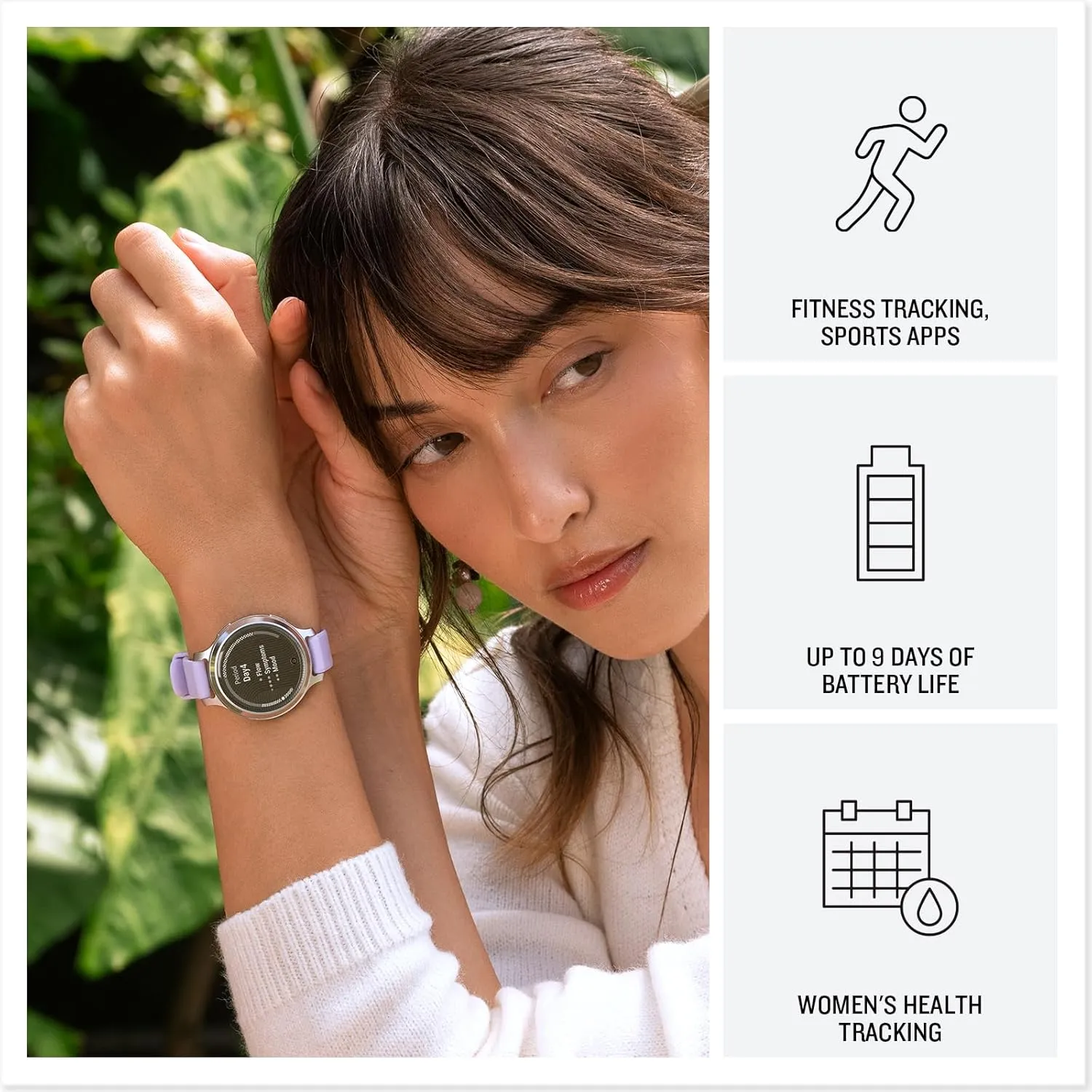 Garmin Lily 2 Smartwatch – Cream Gold with Coconut Silicone Band