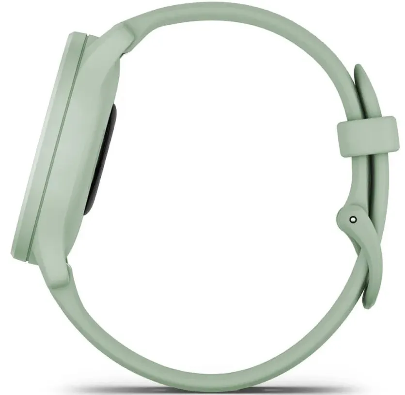 Garmin Vivomove Sport Silicone Band With Silver Accents Watch