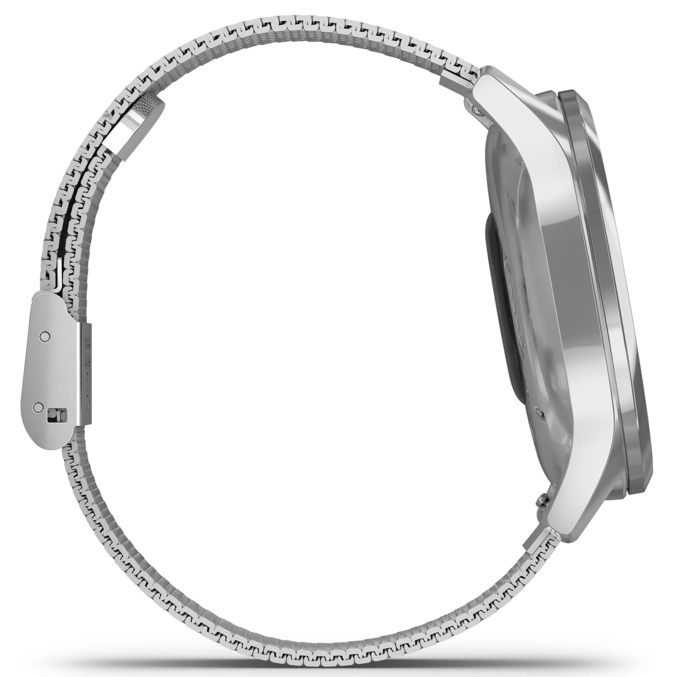 Garmin Vívomove® Luxe Silver Case with Silver Milanese Band 010-02241-03