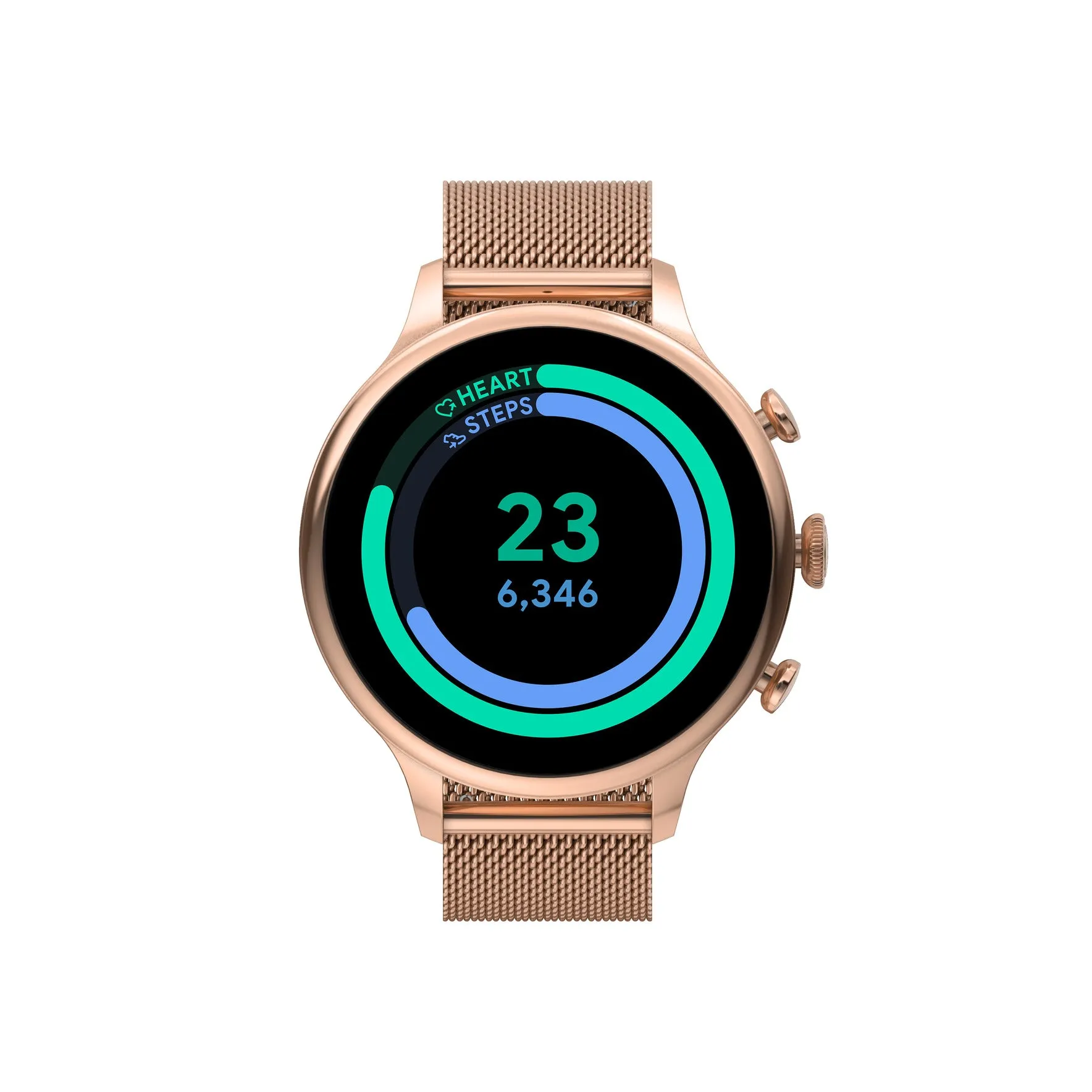 Gen 6 Smartwatch Rose Gold-Tone Stainless Steel Mesh