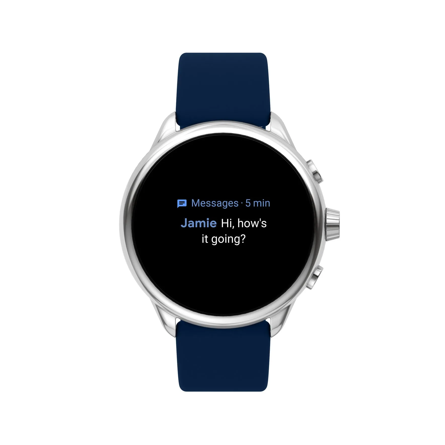 Gen 6 Wellness Edition Smartwatch Navy Silicone