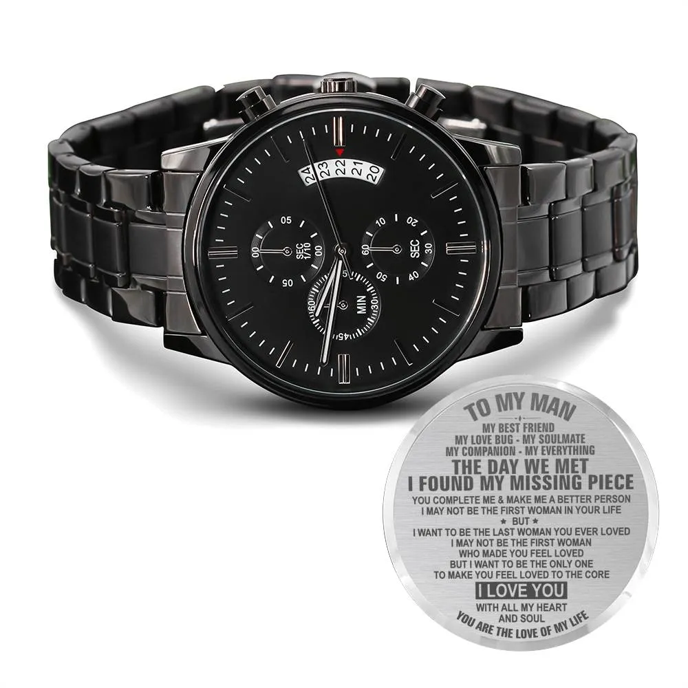 Gift For Him - Engraved Watch - My Best Friend