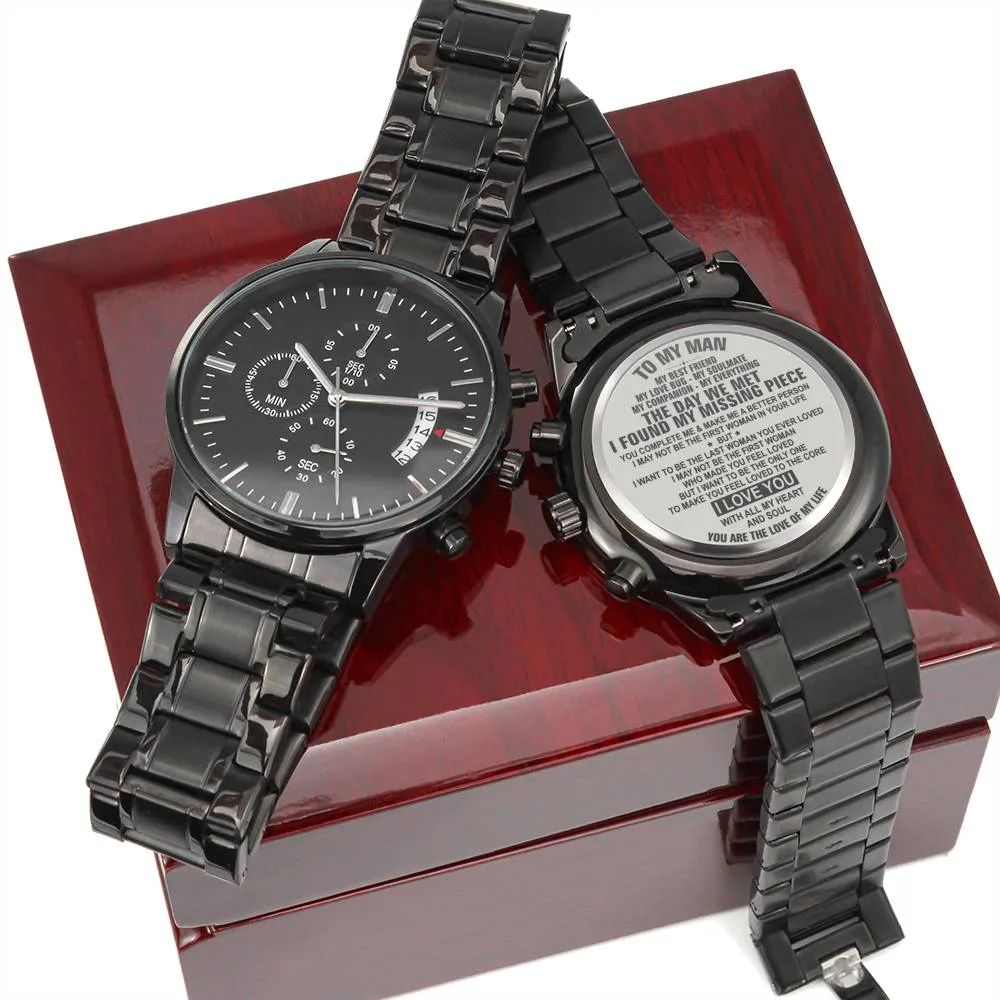 Gift For Him - Engraved Watch - My Best Friend