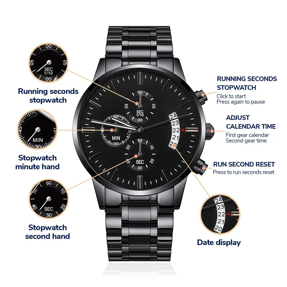 Gift For Him - Engraved Watch - My Best Friend