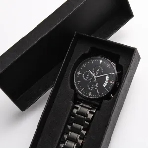 Gift For Him - Engraved Watch - You Make Me A Better Person