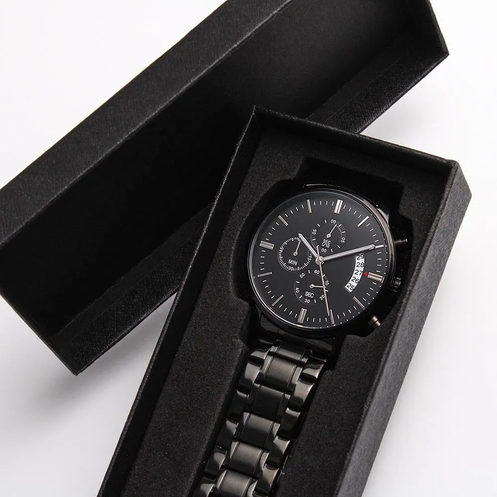 Gift For Him - Engraved Watch - You Make Me A Better Person