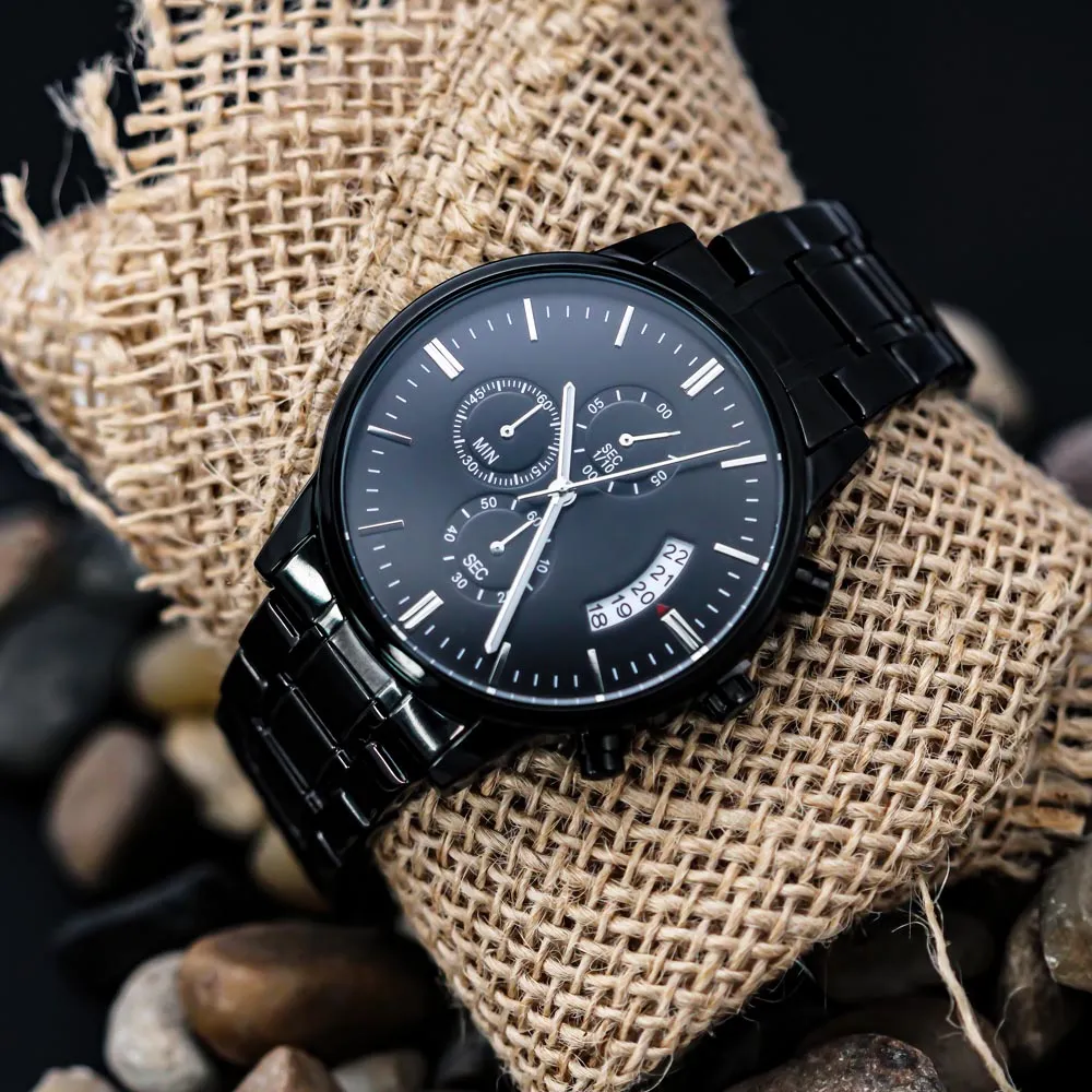 Gift For Him - Engraved Watch - You Make Me A Better Person