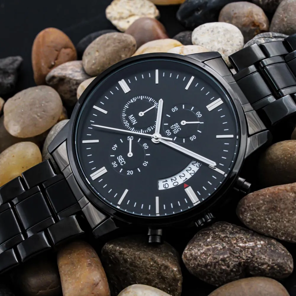 Gift For Skateboarders - Engraved Watch - Best Way Out