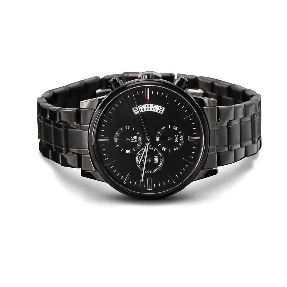 Gift For Skateboarders - Engraved Watch - Best Way Out