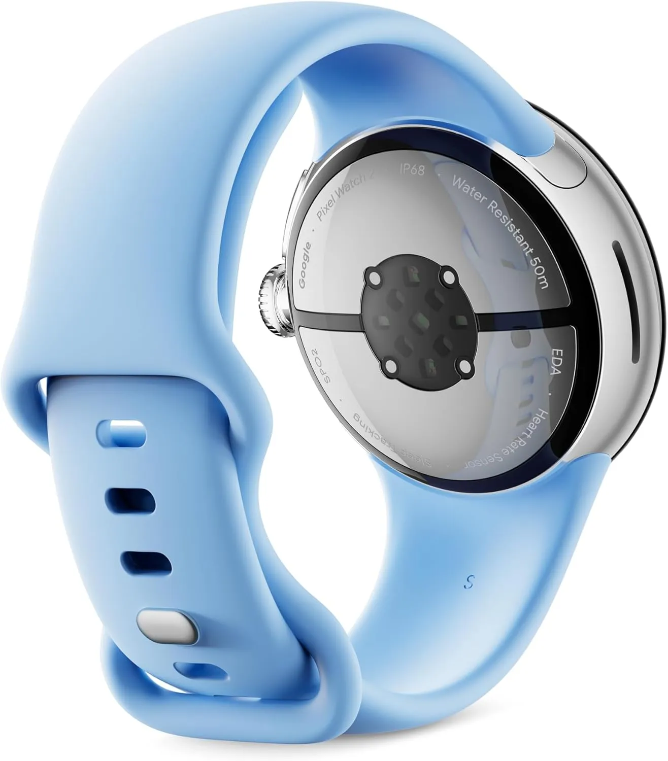 Google Pixel Watch 2 (Previous Model) with the Best of Fitbit - Heart Rate Tracking, Stress Management, Safety Features - Android Smartwatch - Champagne Gold Aluminum Case - Hazel Active Band - Wi-Fi