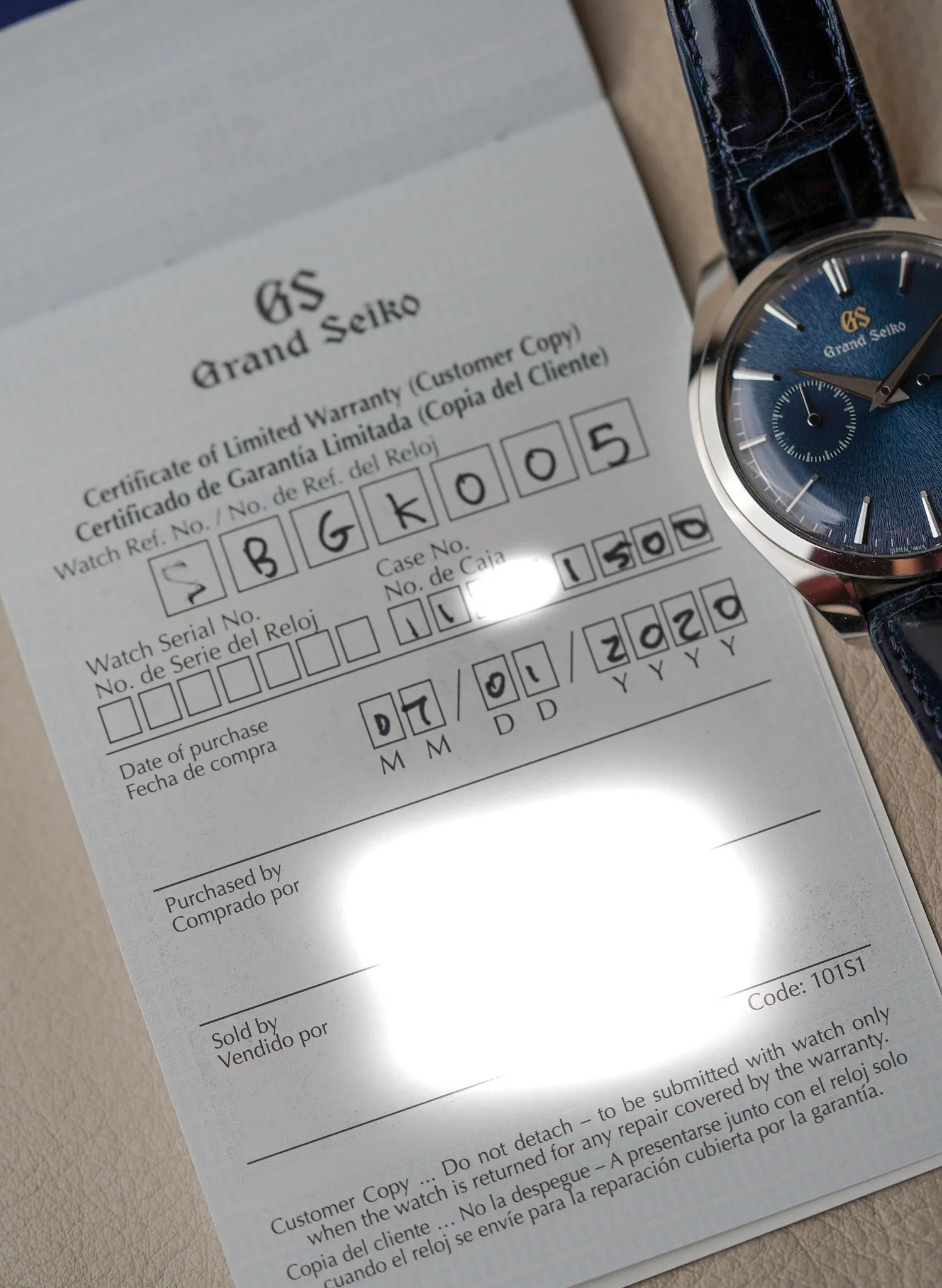 Grand Seiko Elegance SBGK005