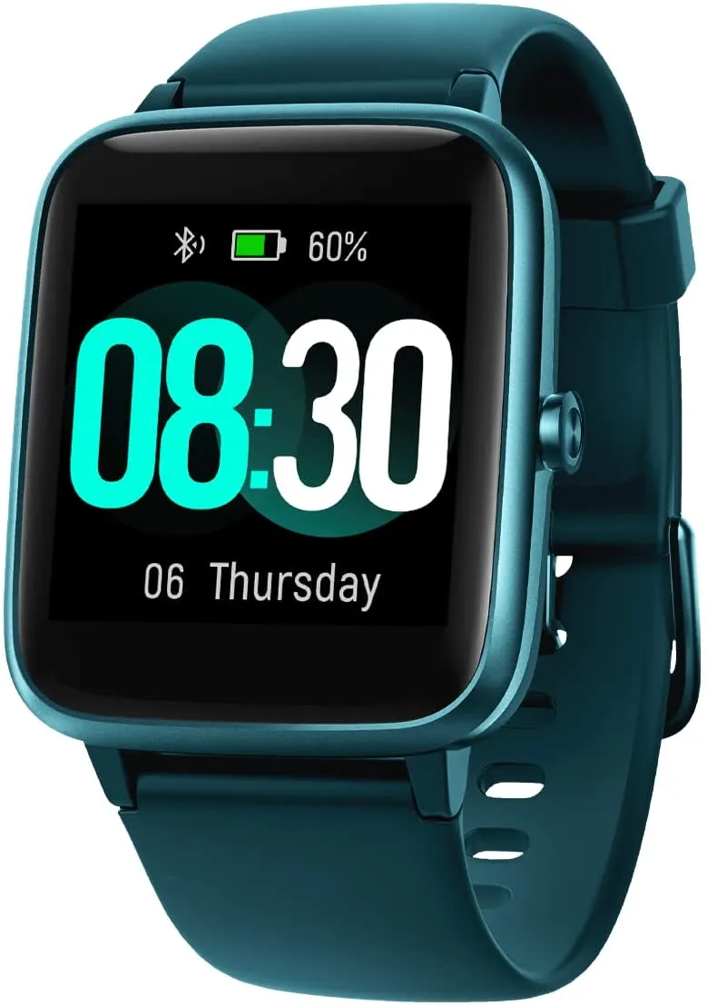 GRV Smart Watch for iOS and Android Phones, Watches for Men Women IP68 Waterproof Smartwatch Fitness Tracker Watch with Heart Rate/Sleep Monitor Steps Calories Counter (Pink)