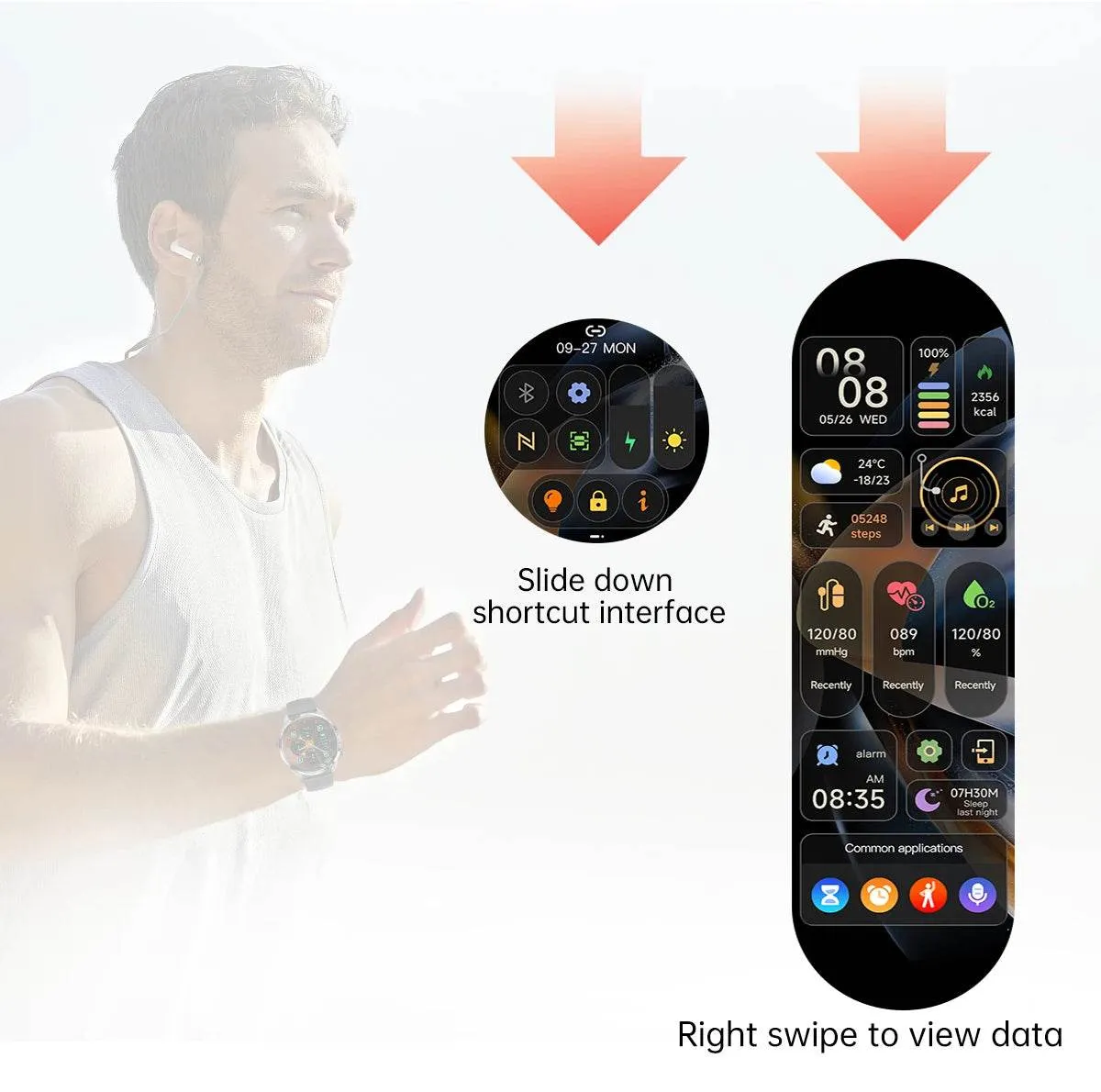 GT5 PRO Smart Watch Men Watch 5 Pro AMOLED HD Screen Bluetooth Call GPS Trajectory NFC Heart Rate Compass SmartWatches New