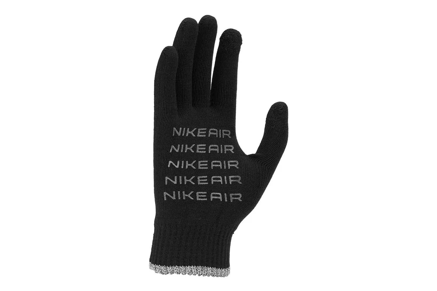 GUANTI RUNNING NIKE OUTDOOR UNISEX CON TOUCH SMARTPHONE GUANTI NIKE AIR KNIT NERI