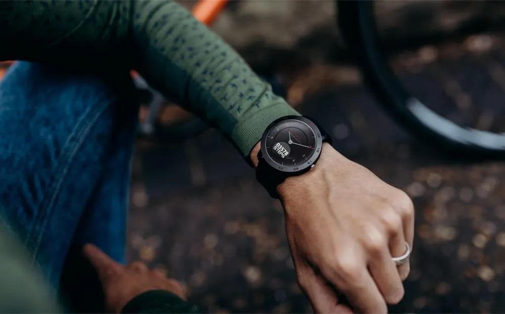 Heart Rate Blood Pressure Monitor Hybrid Smart Watch