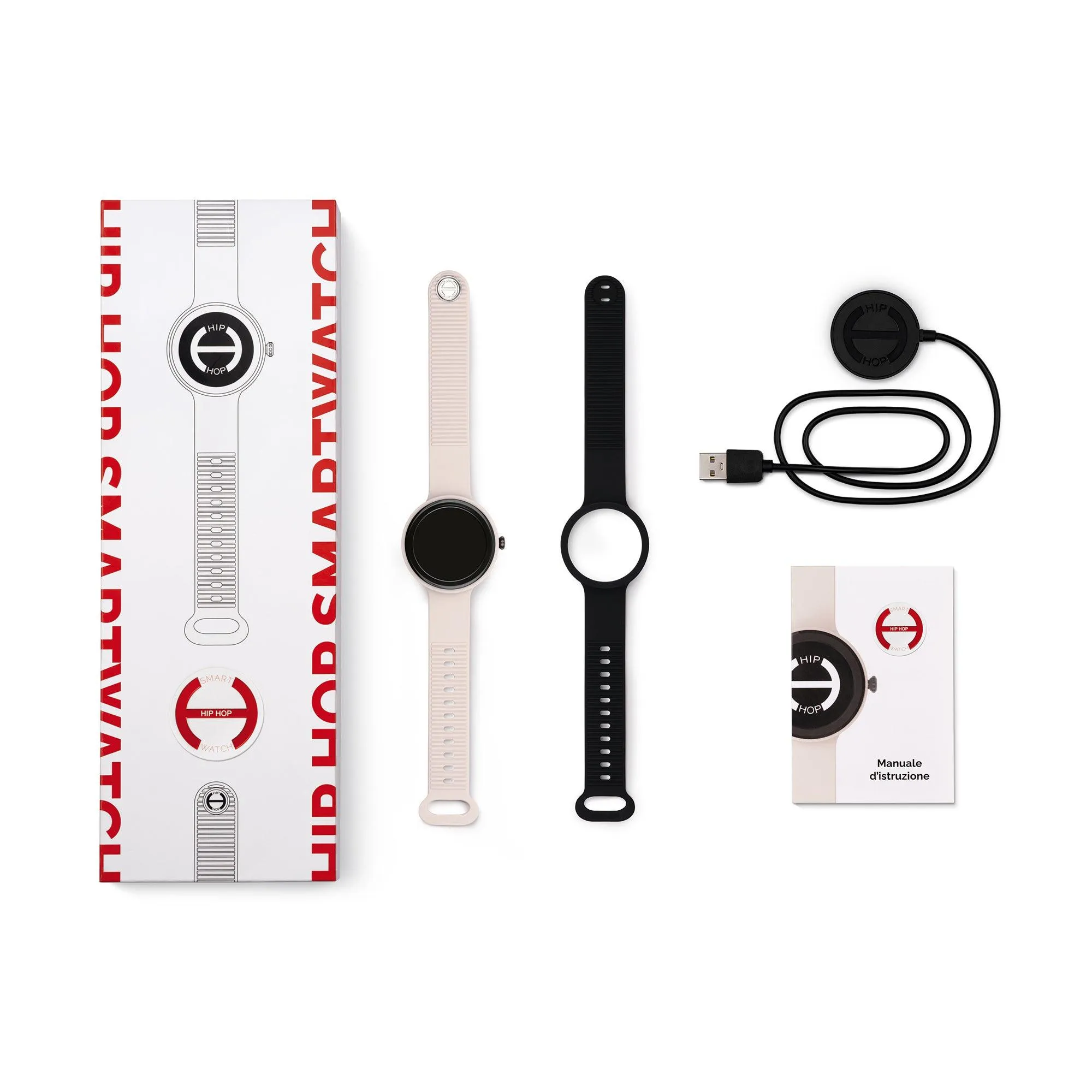 Hip hop smartwatch navy blue 41mm hwu1204 watch
