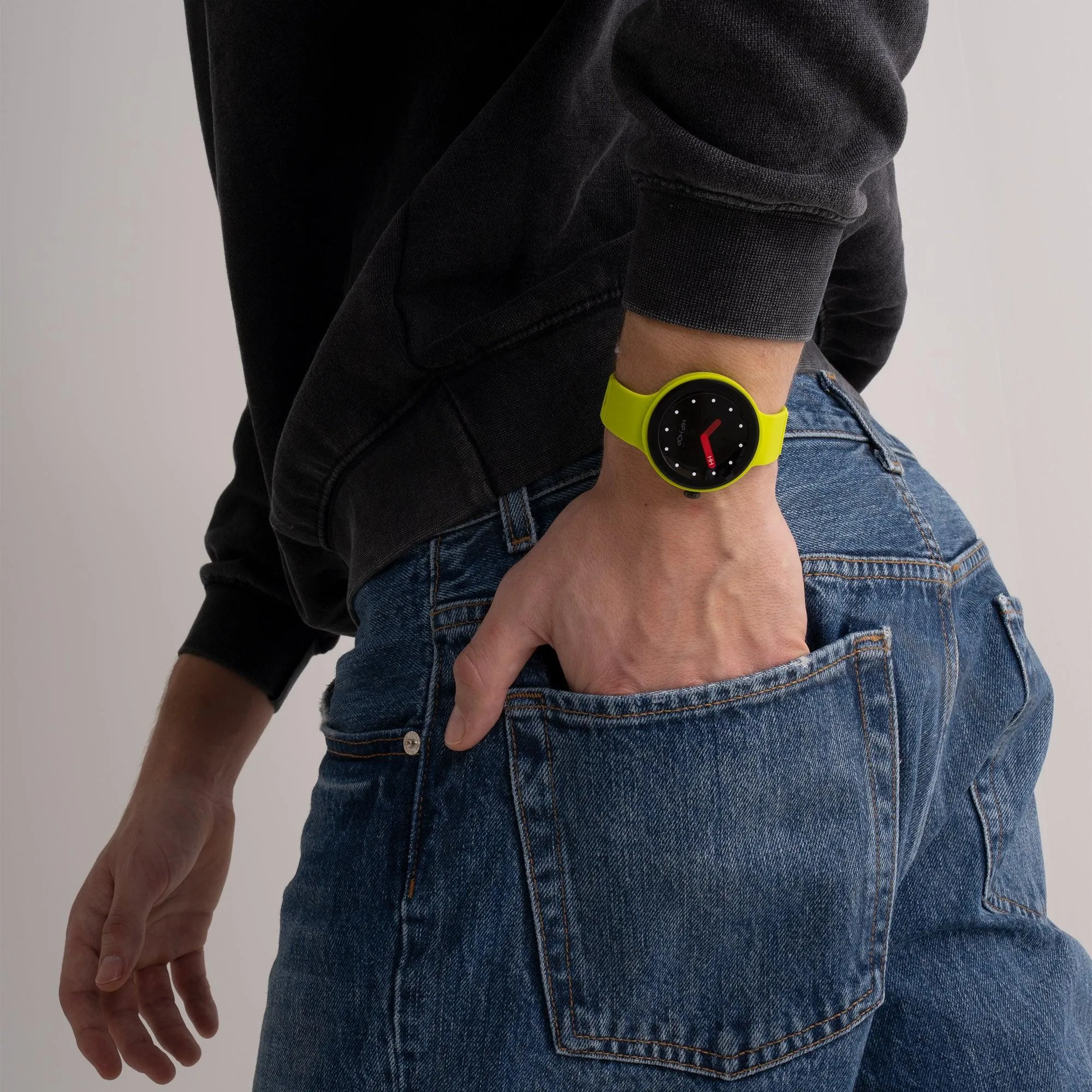Hip hop smartwatch navy blue 41mm hwu1204 watch
