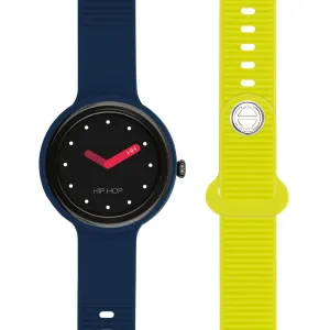 Hip hop smartwatch navy blue 41mm hwu1204 watch