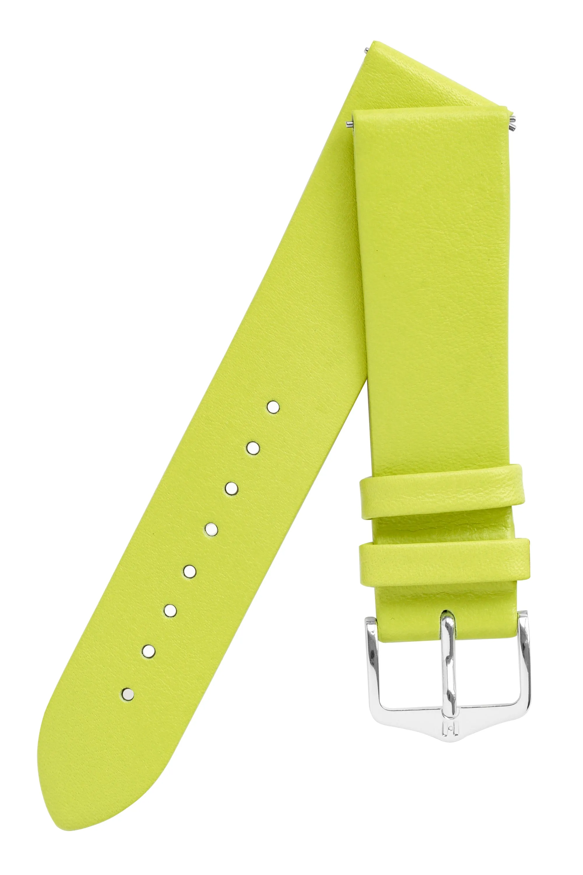 Hirsch VIAZZA Ladies Leather Quick-Release Watch Strap in GREEN