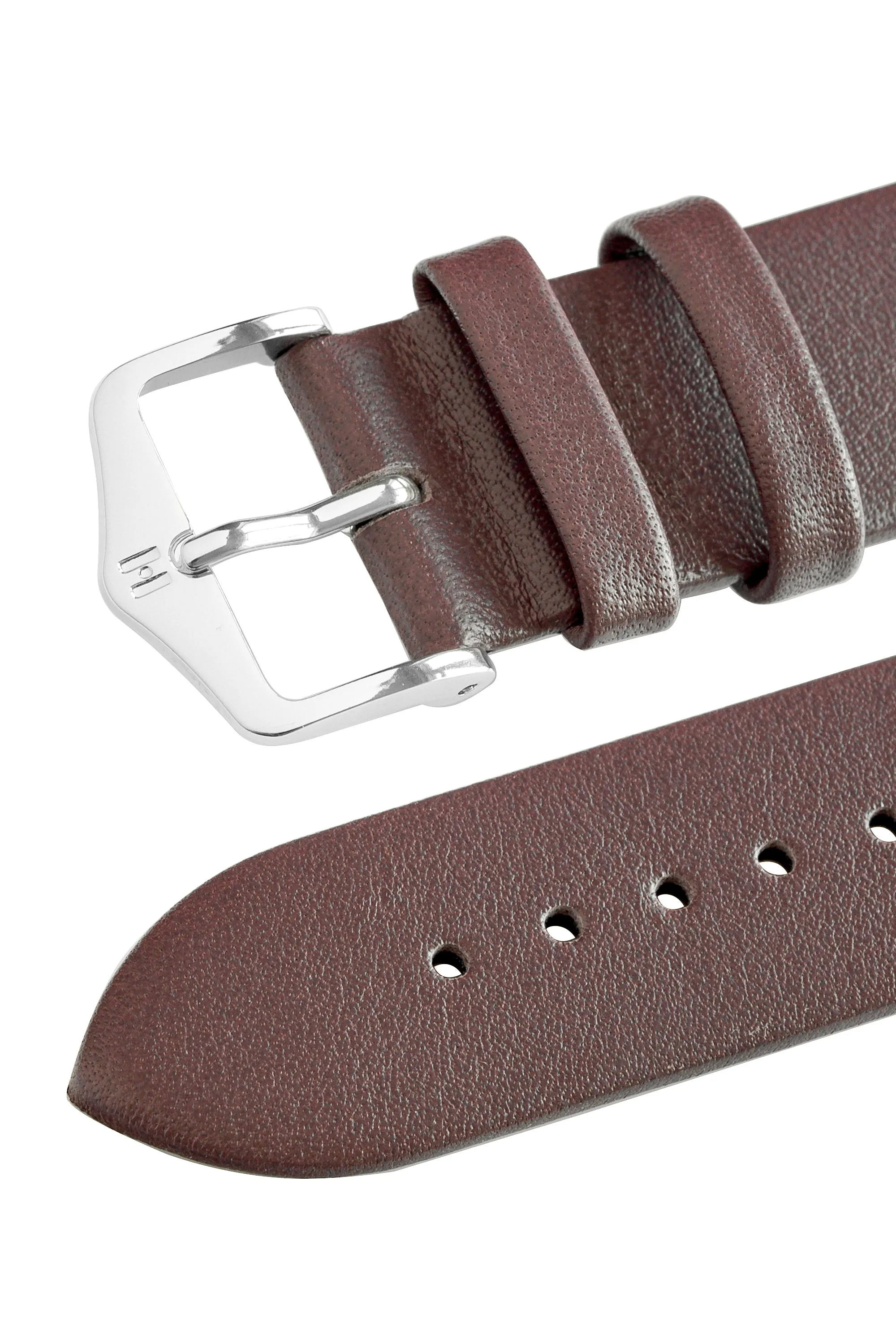 Hirsch VIAZZA Ladies Leather Quick-Release Watch Strap in TAUPE
