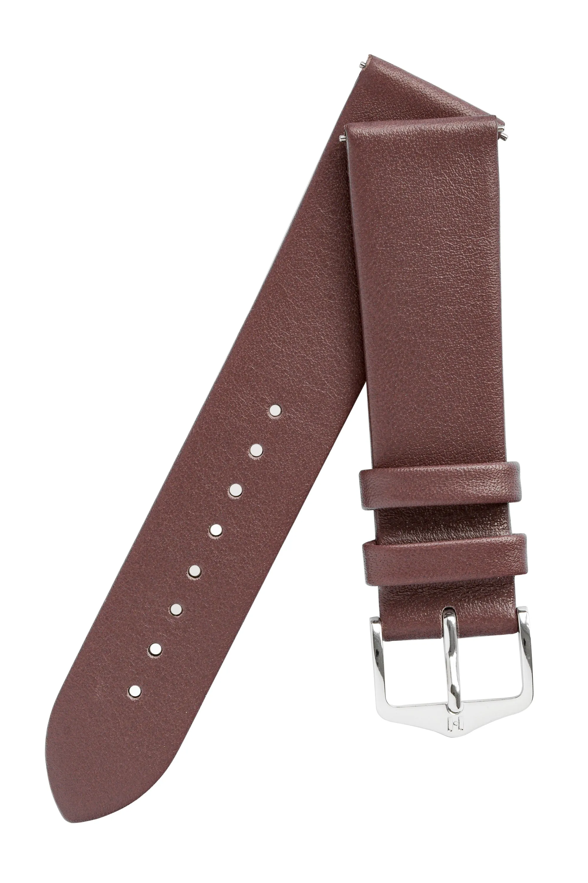 Hirsch VIAZZA Ladies Leather Quick-Release Watch Strap in TAUPE