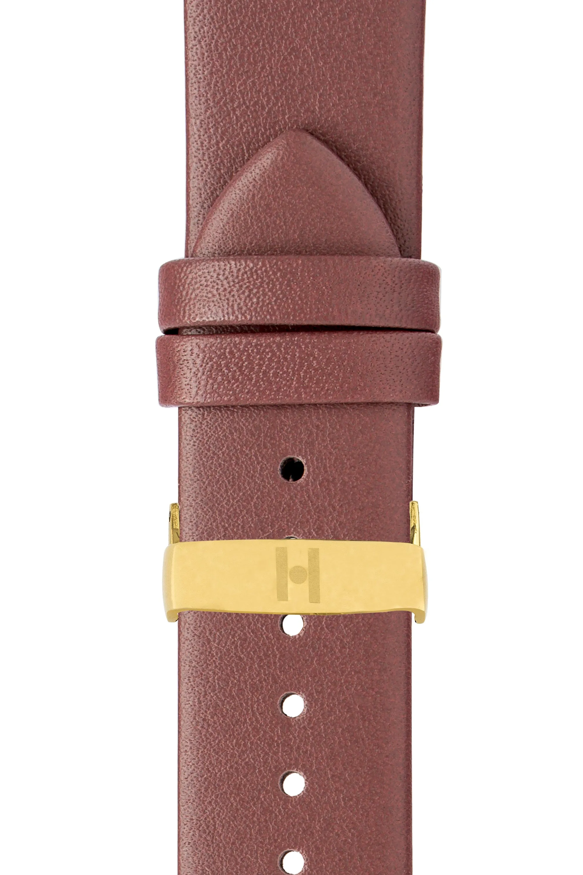Hirsch VIAZZA Ladies Leather Quick-Release Watch Strap in TAUPE