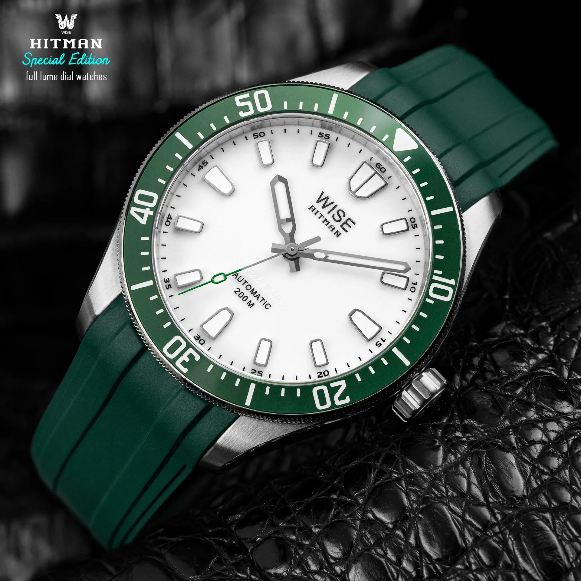 HITMAN HIT66 Full Lume Special Edition (Hitman FKM rubber)