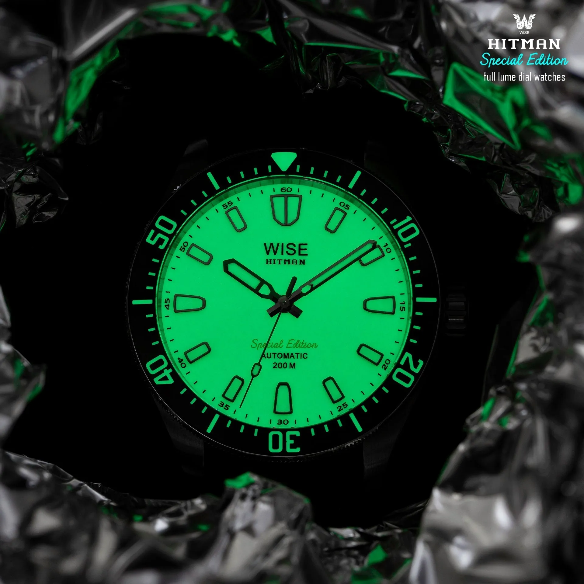 HITMAN HIT66 Full Lume Special Edition (Hitman FKM rubber)