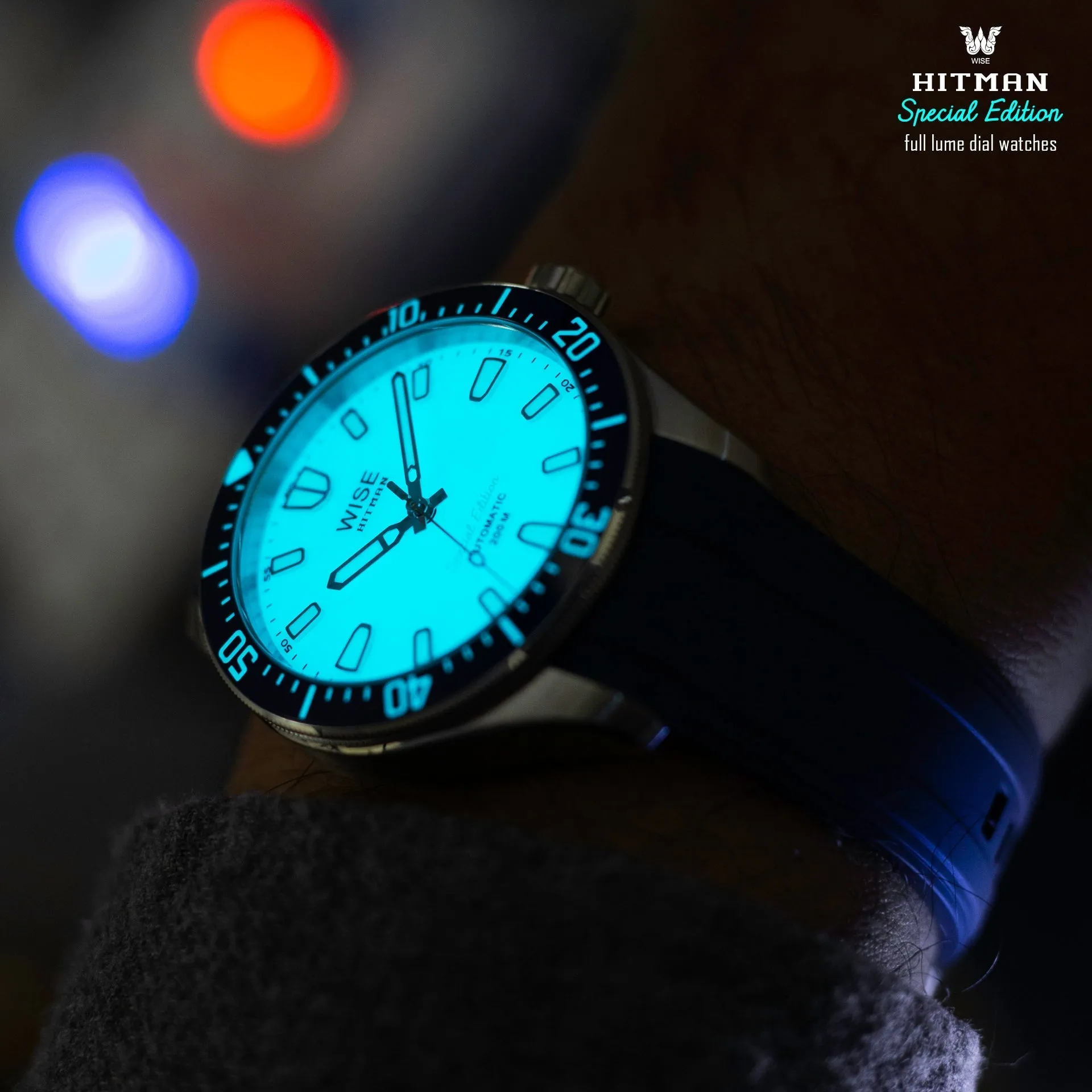 HITMAN HIT66 Full Lume Special Edition (Hitman FKM rubber)