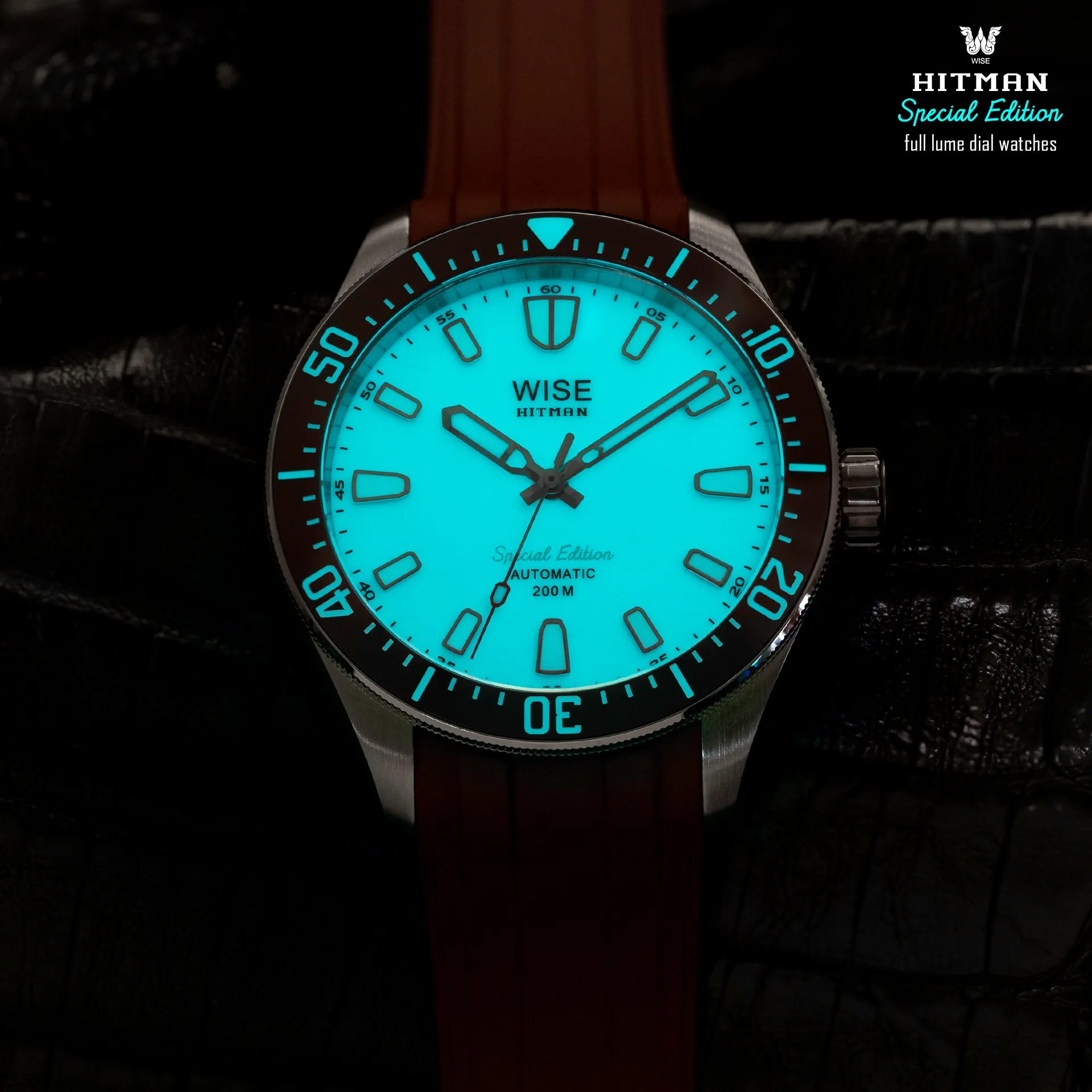 HITMAN HIT66 Full Lume Special Edition (Hitman FKM rubber)